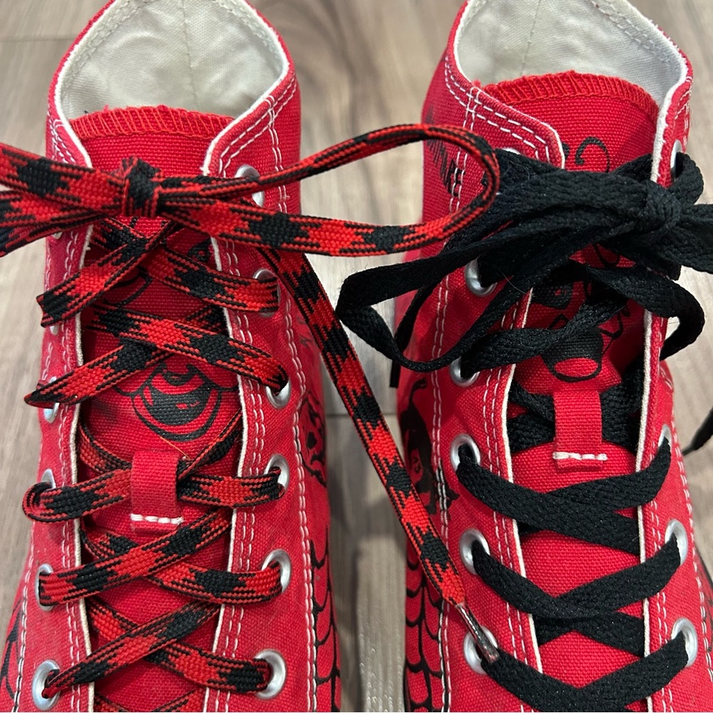 Sean Pablo x Converse Chuck Taylor All Star Sneakers Shoes Pro Hi 'Red' - Picture 10 of 15
